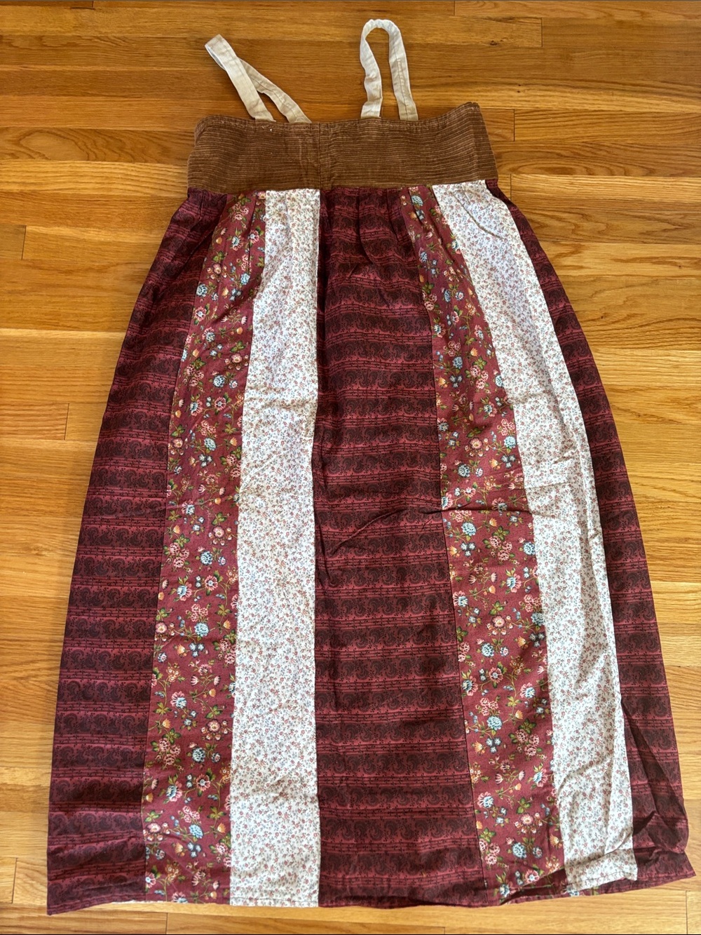 Boho Hippy Grateful Dead Maxi Patchwork Dress. L/XL - Picture 7 of 7